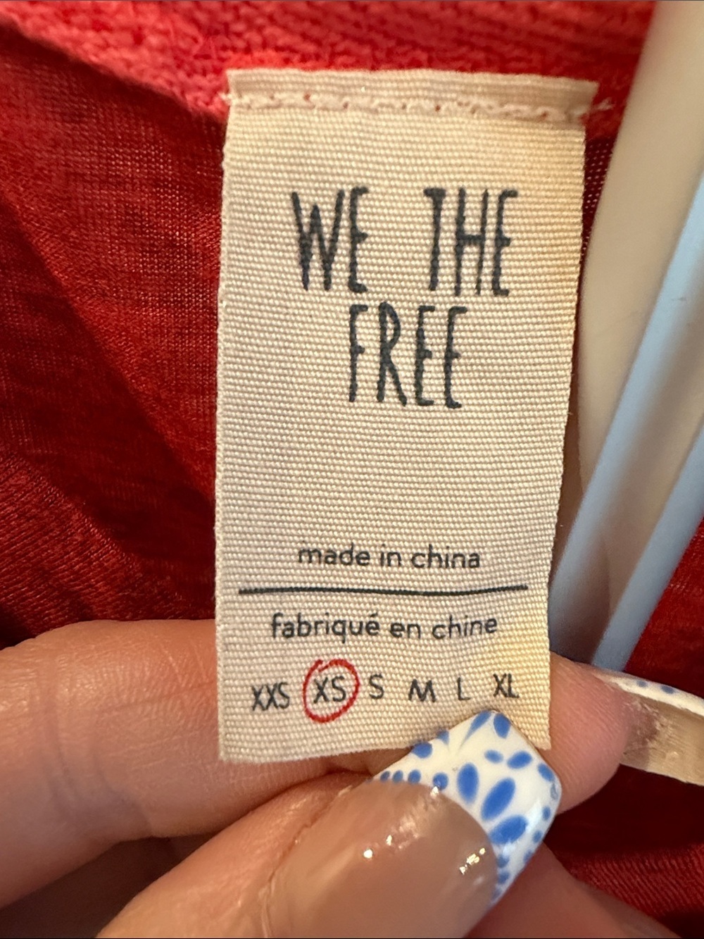 We The Free Relaxed V-Neck Tunic in Rust - Picture 4 of 10